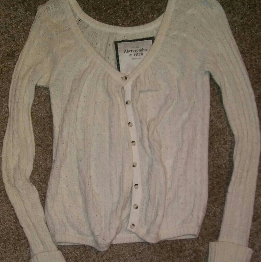 Abercrombie and Fitch Button Up Cardigan Sweater